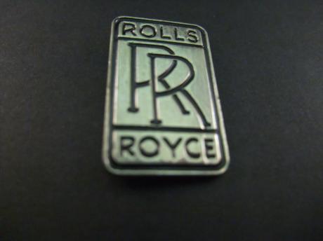 Rolls-Royce ( dochteronderneming van BMW Group) ziverkleurig-zwarte letters logo